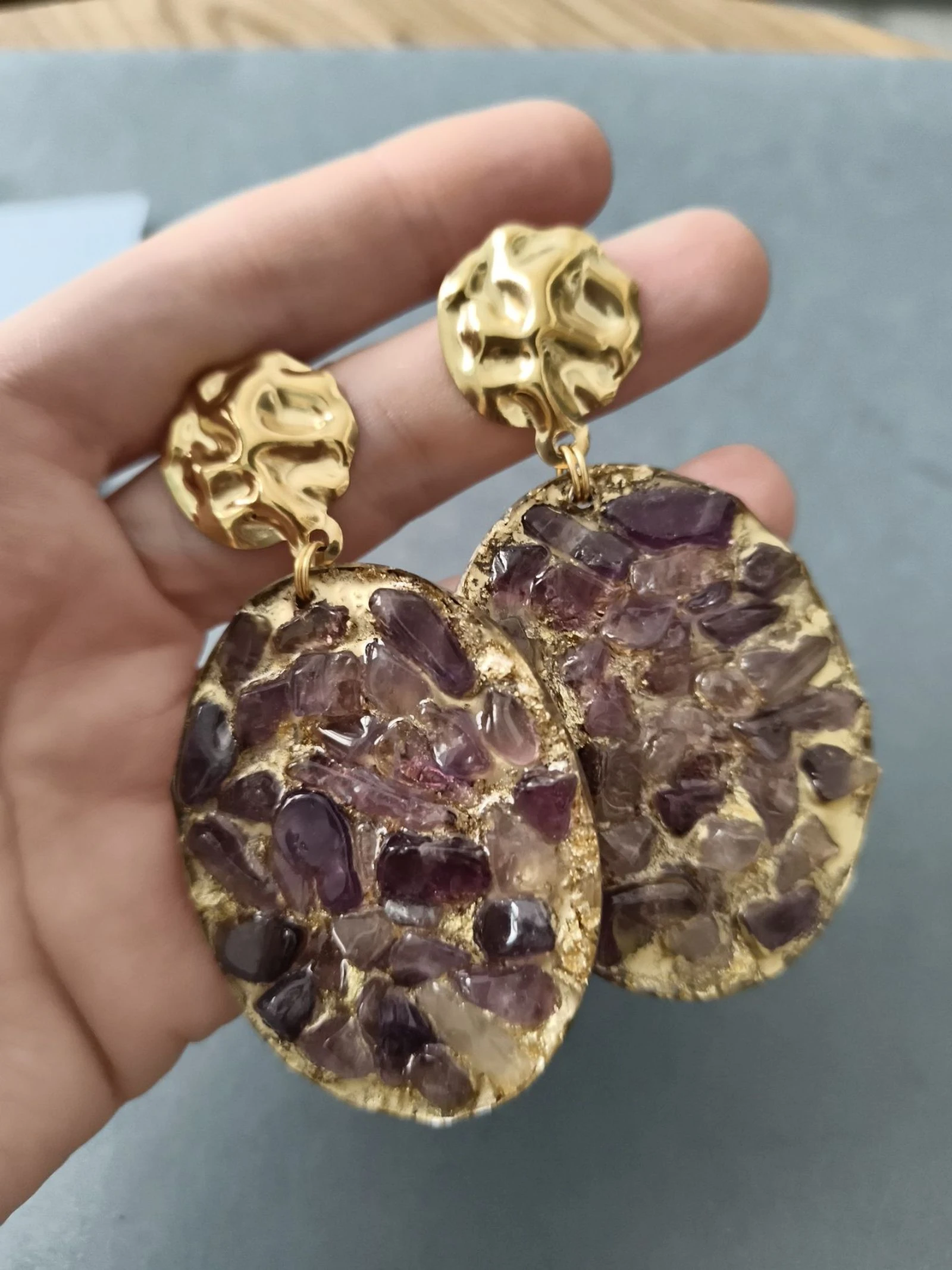 Amethyst earrings – photo 5